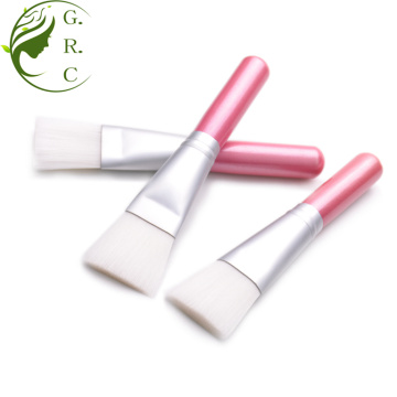 Mini pinceles de maquillaje de cepillo cosmético de madera plana