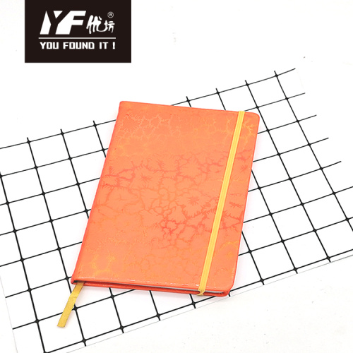 China Custom color pattern cover PU hardcover notebook Manufactory