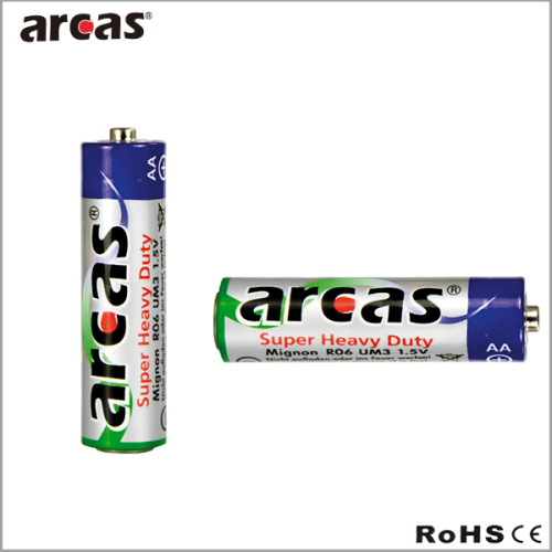 Mercury free battery Size AA R6 Stable quality dry battery