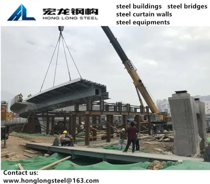 Highway steel bridge box column