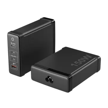 2024 Hot Selling 150w Desktop Gan Type-c Charger Laptop Quick Charge Usb-c Pd Qc3.0 Wall Charger for phone for laptop