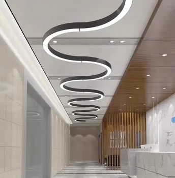 Customizable Aluminum LED Profile Light for Restaurant Decor - Linear Pendant Lamp