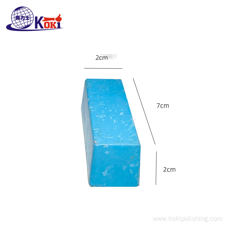 Metal surface polishing blue solid polishing bar