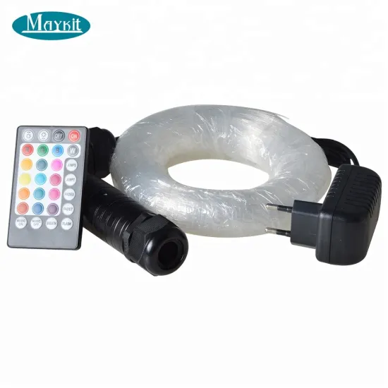 Mini Black Case Audio Control Star Ceiling LED Fiber Optic Light Kit