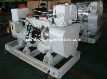 40kw, 50kva Cummins Marine Type Diesel Generator Set, 380v / 220v V45m