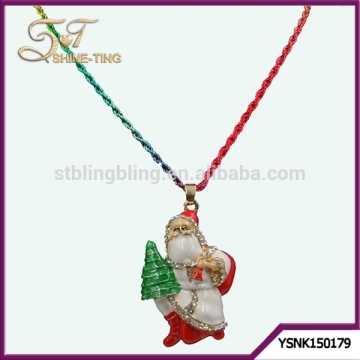 Zinc alloy santa claus pendant popular in Europe market