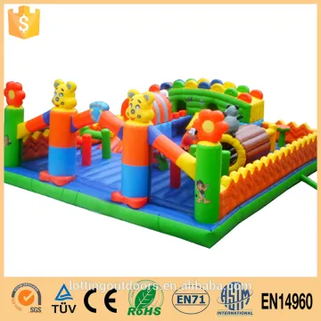 Novelty Inflatable Bear Fun City,Inflatable Kids Fun City Inflatable Playground