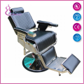 Chaise de coiffure salon avec repose-pied