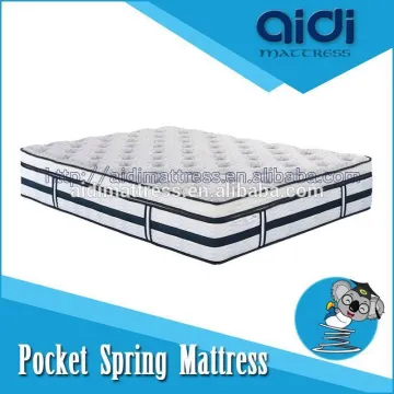 Soft Airflow Convoluted Foam Pocket Spring Thick Mattress, Cozy High Density Foam Mattress