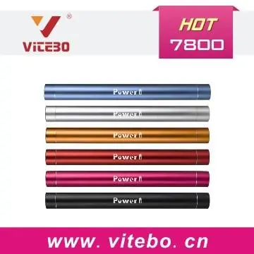 7800mAh Cylinder Flashlight Portable Power Pack