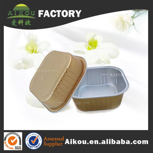 Small Square Pet Laminated Aluminium Foil Container For Dog Food, High