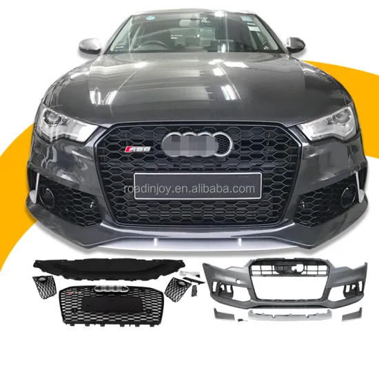 2012-2018 Audi A6 C7/C7.5 RS6 Body Kit - High-Quality PP Material Front Bumper with Grill