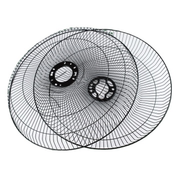 16'' Inch 445mm 108 Branch Fan Part - Black Fan Guard and Grill