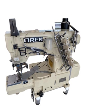 Men's Dry Fit Athletic Shirts Sewing Machine - RN-W600D: Automatic Thread Cutting, Three Needle, Five Thread Stretch Sewing