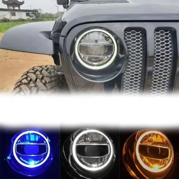 9 Inch LED Headlights for Jeep Wrangler Gladiator - Gobison 2018+ JL JT Factory Style Offroad Accessory
