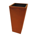 Fioriera in acciaio Corten Custom Garden Patio Flower Pot