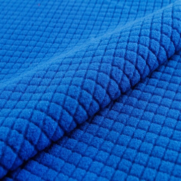 high quality stripe anti-Static brushed cheap polar fleece fabric
