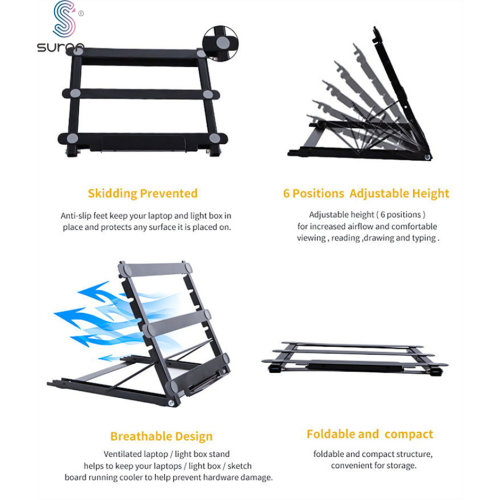 Suron Stand LED Lampu A4 Lukisan Berlian