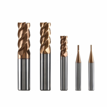 CNC HRC58 4 Flutes Solid Tungsten Carbide Flat End Mill