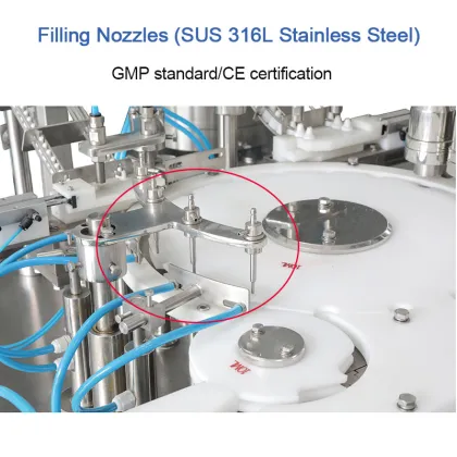 High Accuracy Blink Eye Drops Filling and Capping Production Line