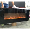 TV Stand com lareira ajustável de chama colorida pendurada
