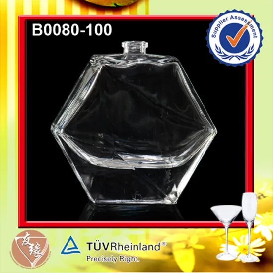 Wholesale Machine Made Glass Star Shape Bottle 100ml
