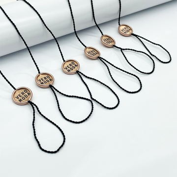 Luxury Custom Polyester Hang Tags with Embossed Logo