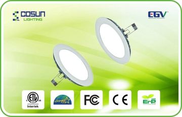 80ra 60hz Home Energy Saving Led Downlights / 765lm 6 Inch Downlight Ip50 , High Efficiency