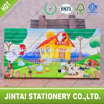7inch 12pcs color puzzle pencil set