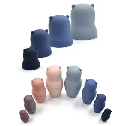 Silicone Enlightenment education building stacking toys