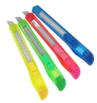 Small Pocket Knife Cheap Cutter Knife Safety Box Cutters 12pcs / set