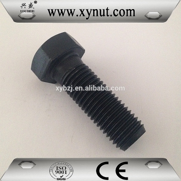 Factory Direct Sale DIN933 Black Surface Full Thread High Tensile Hex Bolt/8.8 Grade Bolt