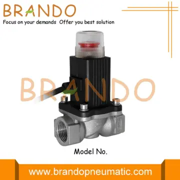 Gas Shut Off Solenoid Valve With Manual Reset