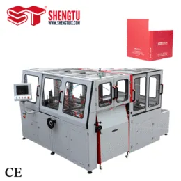 Hard book case making machine