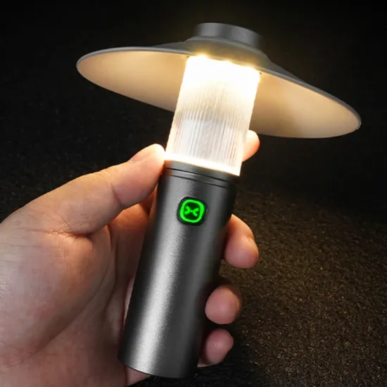 USB Rechargeable Flashlights: Portable Camping Lights with Magnet
