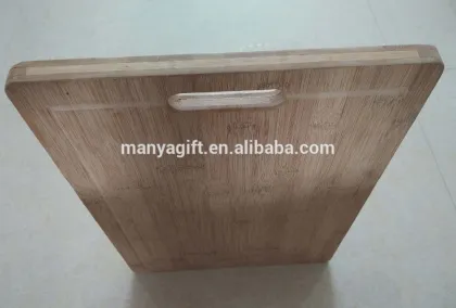 Rectangular Bamboo Butcher Board with handle