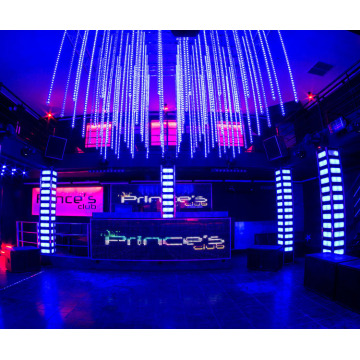 Tubo de iluminação 3D colorido para festa de discoteca DJ