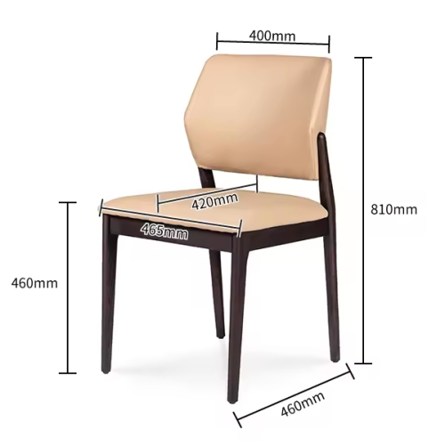 Sillón de comedor de madera moderno