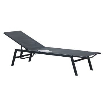 Waterproof PE Pool Chair Sun Lounger - Easy Assembly Outdoor Furniture