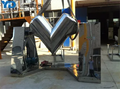 Used Feed Powder V-Blender Mixer for Sale