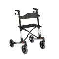Mobility Rollator Walker Aluminum 4 wheels folding lightweight rollator walker Supplier