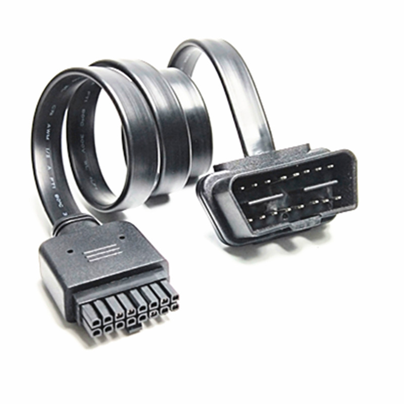 Short and Flat OBD2 Cable