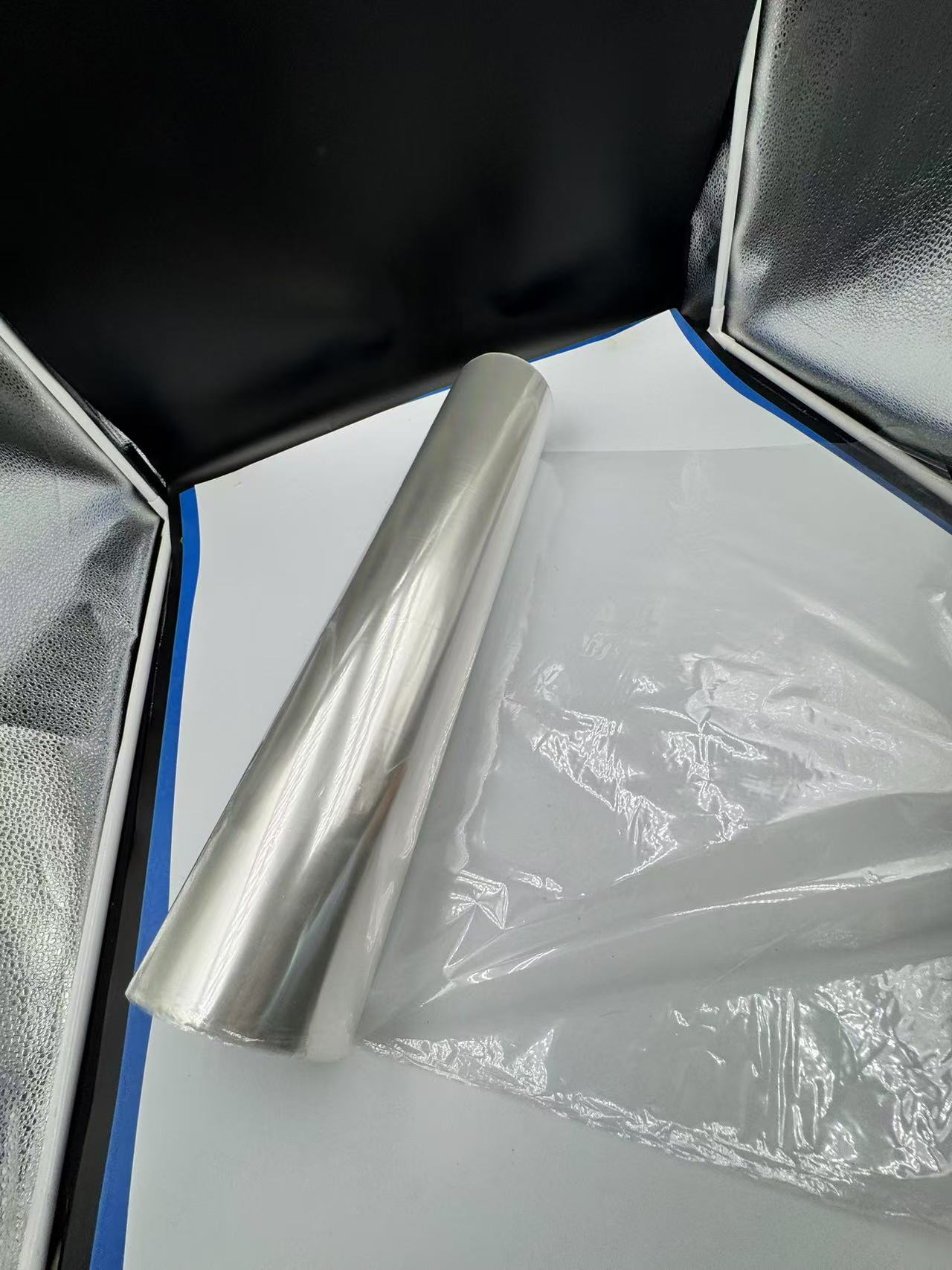 Transparent PETG shrink film