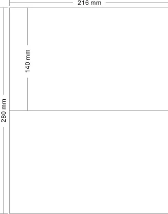 8.5*11" sheet avery label