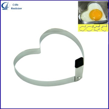 Cook Fried Eggs Pancake Stainless Steel Heart Shaper Mould Mold Kitchen Tool