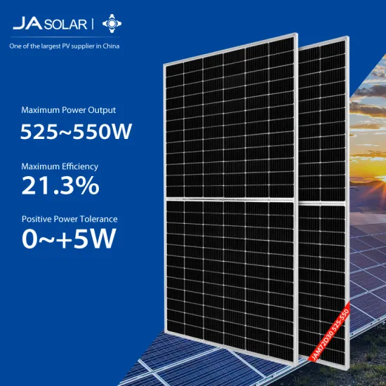 Prices of JA Solar Photovoltaic Panels in Various Watts (400W, 525W, 530W, 535W, 540W, 545W, 550W)