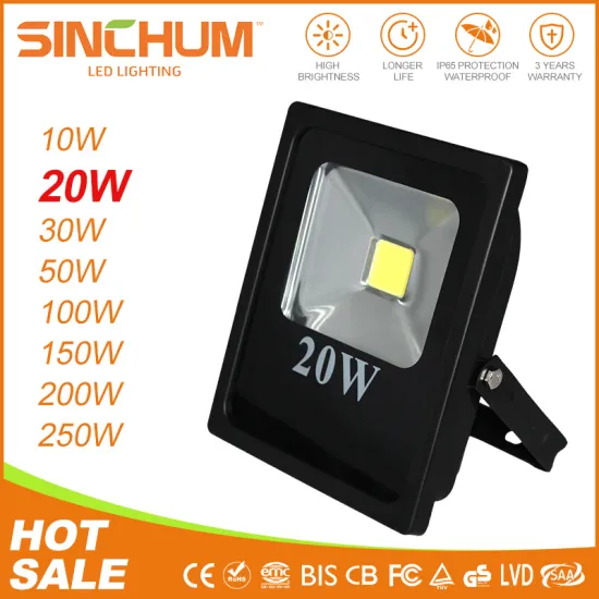 mini 20w cob aluminum waterproof IP65 led stadium flood lights