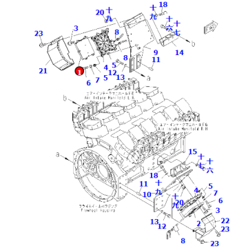Excavator PC2000-8 control component 600-464-1300