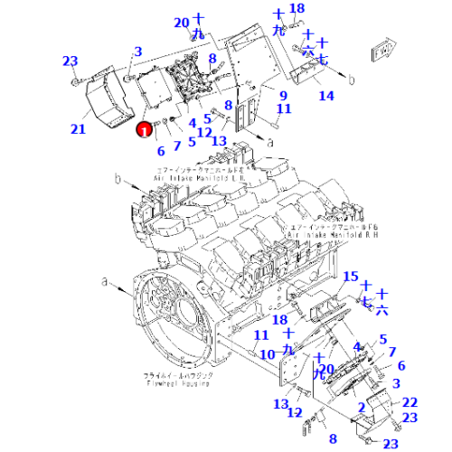 Excavator PC2000-8 control component 600-464-1300