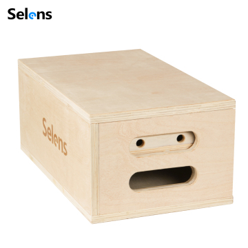 Selens Photography Apple-Box Set of 4 Multifunctional Wooden Boxes with Magnetic Lid for Photo Studios